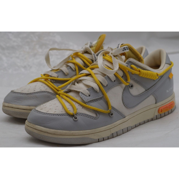 Size 10 - Nike Dunk Low x Off-White Lot 29 of 50 Sail/Neutral Gray - DM1602-103 main image 10